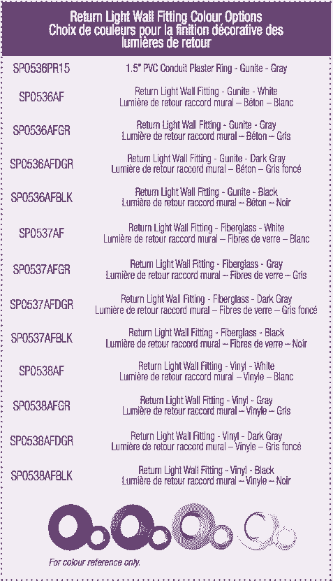 Hayward ColorLogic 320 LED 50 Ft. Light w/ Fitting - LACCS11050