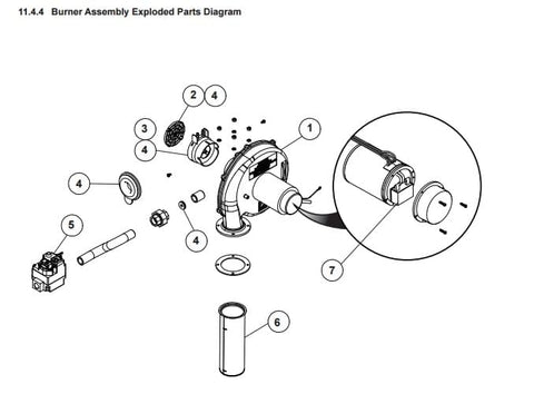 Gas Valve for Model 200; 260; 400 Jxi™Heaters - Pool Supplies Canada Image