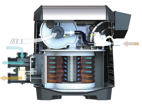 Jandy 260,000 BTU JXiQ™ Pool and Spa Heater w/VersaFlo
