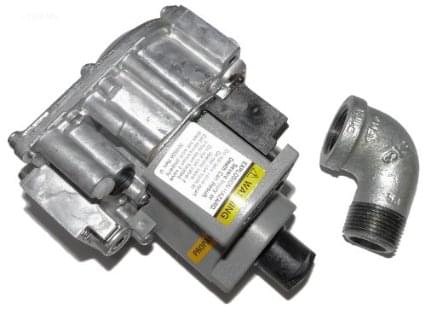 Propane Gas Valve with Street Elbow for Lxi™Low Nox Heater - Pool Supplies Canada Image