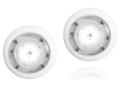 AquaLamp Complete Lighting Kit - LED White Light with White Trim x2