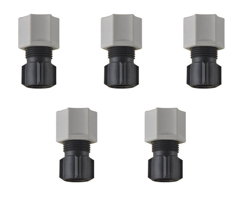 5/pk 3/8" Connecting Nut W/ Adapter - Poolweb Image