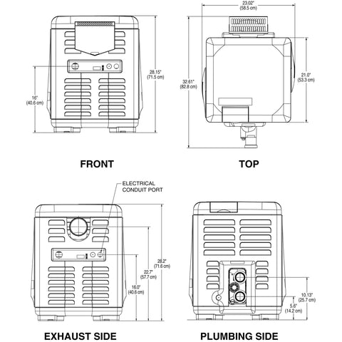 Mastertemp(r) Digital High Performance Low Nox Pool and Spa Heater; 200000 Btu; Natural Gas - Pool Supplies Canada Image 2