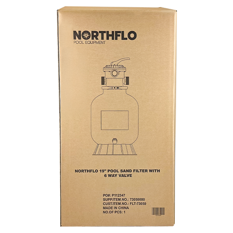 19" 6-position Sand Filter - Pool Supplies Canada Image