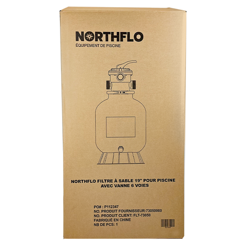 19" 6-position Sand Filter - Pool Supplies Canada Image