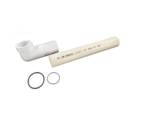 Jandy R0555100 - Outlet Tube/Elbow Assembly with O-Rings 340, 460 &amp; 580 sq. ft.