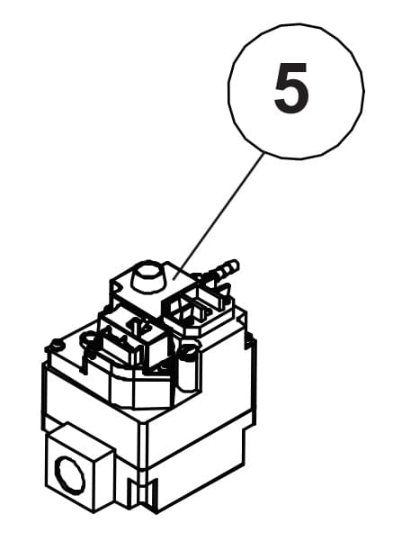 Gas Valve for Model 200; 260; 400 Jxi(tm) Heaters - Pool Supplies Canada Image