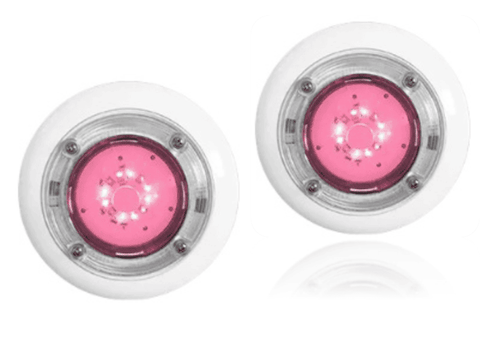 AquaLamp Complete Lighting Kit - LED Rainbow Ray Lights with White Trim x2