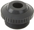 Hydrostream Directional Flow Inlet Fitting; 1-1/2 Inch Mip; 3/4 Inch Opening; Dark Gray - Pool Supplies Canada Image