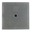 Square Deck Plate Cover for Sp1082; Sp1083; Sp1084; Sp1085; Sp1086 Automatic Skimmers; Gray - Pool Supplies Canada Image