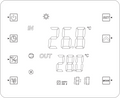 Hayward HP50A1 | HP70A1 LED Controller - HPX95005-310261