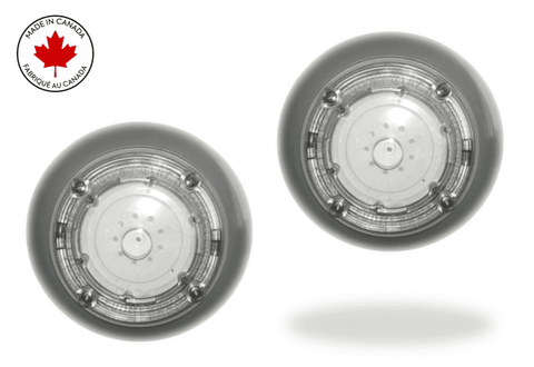 AquaLamp Complete Lighting Kit - LED Rainbow Ray Lights with Grey Trim x2