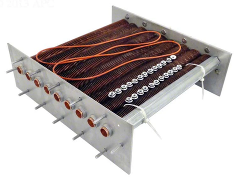 Copper Tube Bundle for Model 206a; 207a Low Nox Heater - Pool Supplies Canada Image