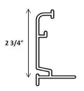 6" White Radius Corner-st - Pool Supplies Canada Image
