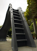 Sr Smith Typhoon®Pool Slide; 275 Lbs Load Capacity; 7 Ft 4 Inch Overall Height; 9 Ft 10 Inch Flume; Right Turn; Gray Granite - Pool Supplies Canada Image