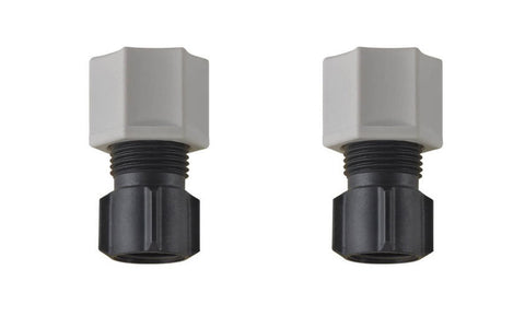 2/pk 3/8" Connecting Nut W/ Adapter - Poolweb Image 1