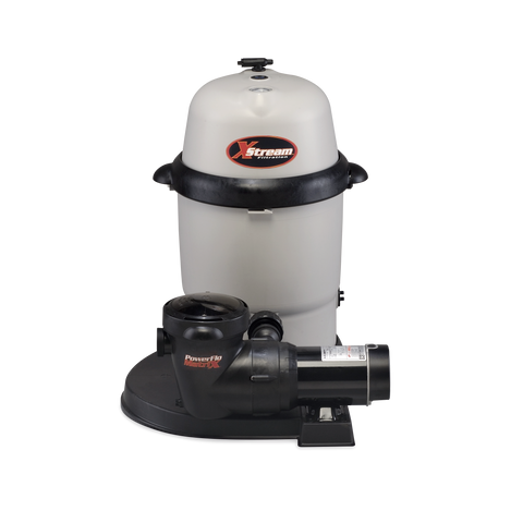 XStream 100 Cartridge Filter System w/ 1-HP PowerFlo Matrix Pump (incl Twist-Lock Cord)