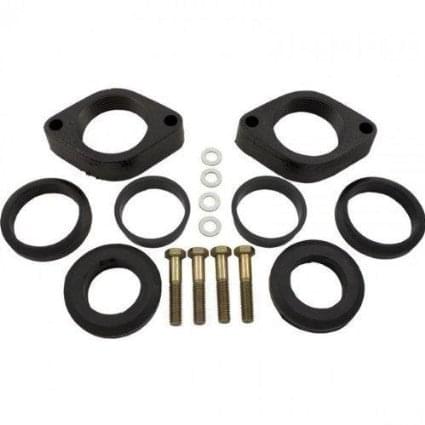 Flange and Gasket Assembly for Lite2™Lj; Hi-e2®; Lite2™Ld; Lg Heaters; 2 Inch; Set of 2 - Pool Supplies Canada Image