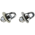 Pair Chrome Plated Wall Anchors - Pool Supplies Canada Image