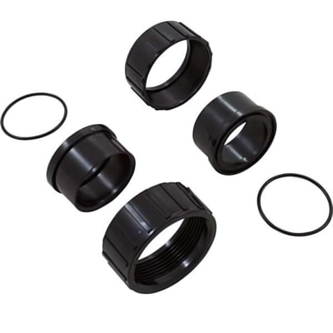 Jacuzzi DVK-7 Unions (Set Of 2) - 31175608R2BLK - Black