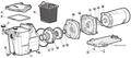 Super Pump Impeller for 1-1/2 HP Super Ii™Sp3000/sp3000x; 2 HP Max-flo™Sp2800x and 2 HP Super Pump®Sp2600x Pump Series - Pool Supplies Canada Image