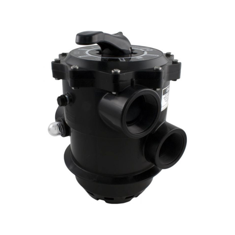 Vari-flo(tm) Xl Top Mount Multi-port Control Valve for Pro Series(tm) Sand Filter; 2 Inch Fip; Black - Pool Supplies Canada Image