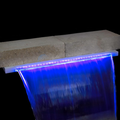 4'x6" Lip Clear Sheer 500 LED Waterfall - Pool Supplies Canada Image