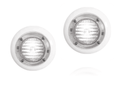 AquaLamp Complete Lighting Kit - Incandescent White Lights with White Trim  x2