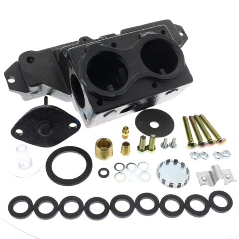 Inlet/outlet Header for Lite2™Ld; Lg Heaters; 2 Inch - Pool Supplies Canada Image