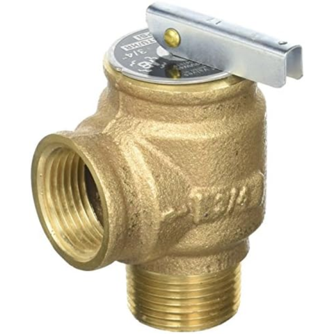 Pressure Relief Valve Kit for Cast Iron/bronze Headers Legacy™Lrze; Lrzm Pool/spa; Hi-e2®; 75 Psi; 3/4 Inch Npt - Pool Supplies Canada Image