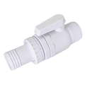 Quick Disconnect Ball Valve Thrd Barbed Adapter - Pool Supplies Canada Image
