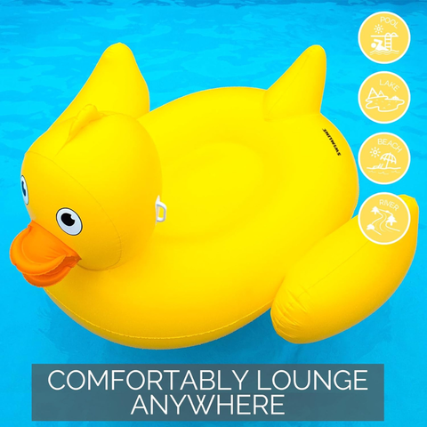 4/cs Giant Lucky Ducky Ride-on - Pool Supplies Canada Image