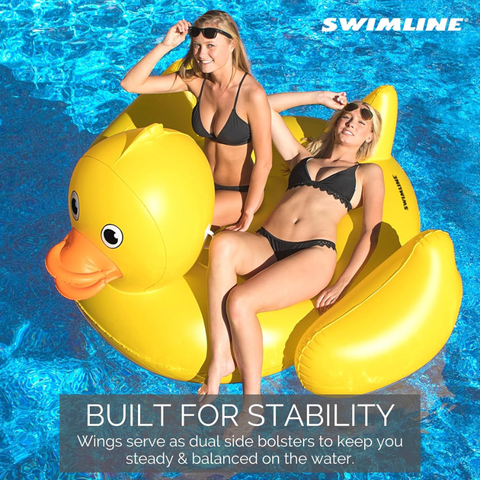 4/cs Giant Lucky Ducky Ride-on - Pool Supplies Canada Image