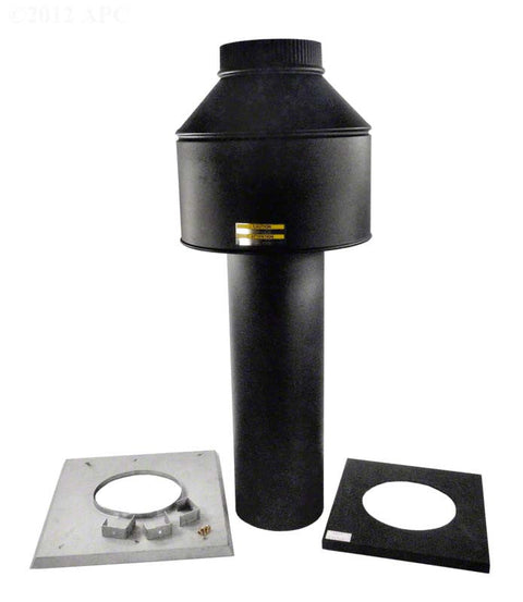 Outdoor Stack Top Kit for Model R266a; R267a; R268 Digital Pool Heater; 7 Inch - Poolweb Image