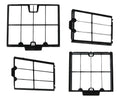 Dolphin Replacement Fine (spring) Filter Panels (4 Pack) - Poolweb Image