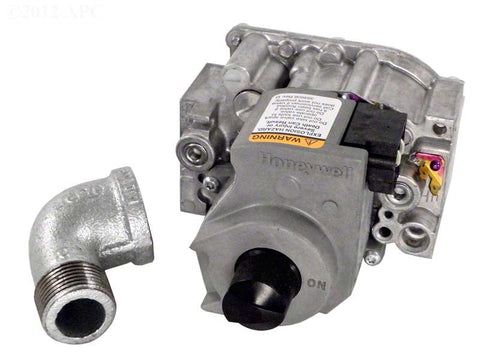 Natural Gas Valve with Street Elbow for Lxi™Low Nox Heater - Poolweb Image