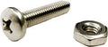 Screw and Nut for Polaris 180 Pool Cleaner; Stainless Steel; Pan; 10-32 X 7/8 Inch - Poolweb Image