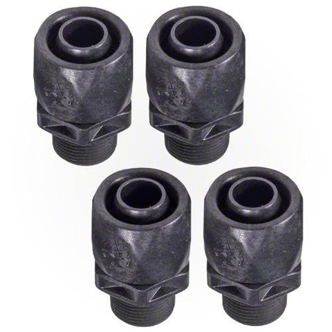 Quick Connect Fitting for Polaris Booster Pumps; Black - Poolweb Image