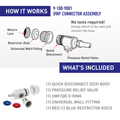 Uwf Connector Assembly for Polaris Vac-sweep 180/280/380/3900 Sport; 480 Pro; 280 Tanktrax Pool Cleaners - Pool Supplies Canada Image