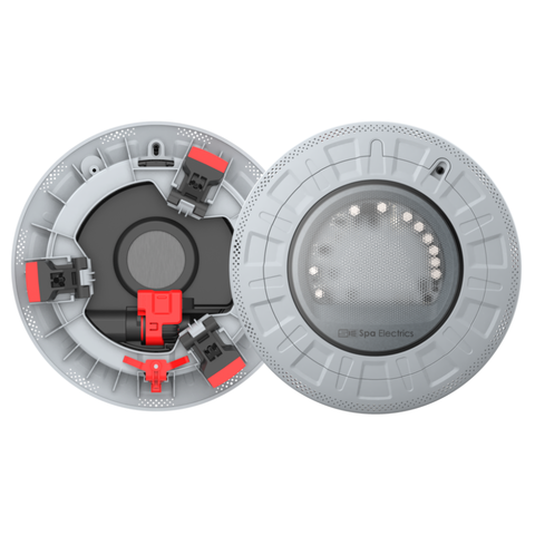 R10 Retro Lgt Kit 10" Rgb/wht Repl W/ Gry Trim - Pool Supplies Canada Image