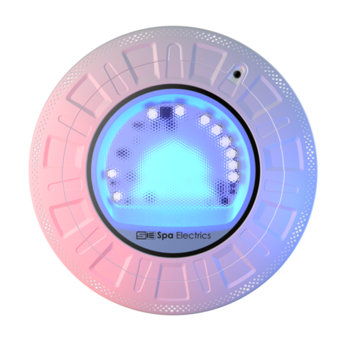 R10 Retro Lgt Kit 10" Rbg/wht Repl LED Wht Trim - Pool Supplies Canada Image