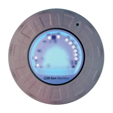 R10 Retro Lgt Kit 10" Rgb/wht Repl W/ Gry Trim - Pool Supplies Canada Image