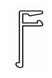 Single Track Side Mount White 10ft Length - Pool Supplies Canada Image