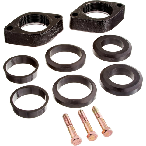 Flange and Gasket Assembly for Lite2™Lj; Hi-e2®; Lite2™Ld; Lg Heaters; 2 Inch; Set of 2 - Pool Supplies Canada Image